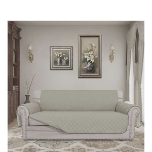 Reversible Beige Sofa Cover